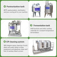 Ligne de Production Industrielle de Lait en Poudre, Yaourt, UHT, Machine de Traitement Laitier à Petite Échelle