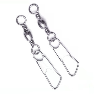 Lot de 50 accessoires de pêche pivotant à baril, équipement de pêche de qualité supérieure, à connexion rapide, seau de leurre de pêche pivotant <span class=keywords><strong>Snap</strong></span> - Product Image 1