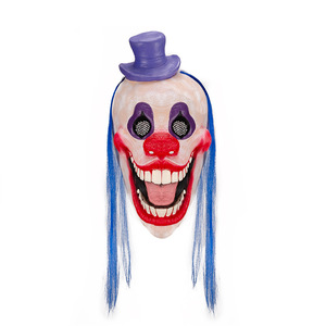 2025 máscara de Halloween cabeza de látex payaso sonrisa mueca para Bar traje de baile recargable para Navidad fiestas de cumpleaños Pascua - Product Image 2