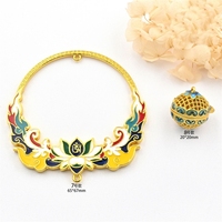 Pendentifs en alliage de voiture de style tibétain pour la commémoration touristique, Neuf Palaces, Huit Trigrammes et Porte-bonheur à suspendre
