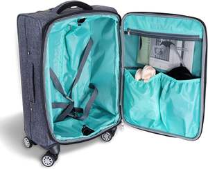 Free Sample Custom <b>Foldable</b> Dance Garment Bag <b>Trolley</b> Dance Bags for Girls Dance Competition Duffle Bags with Rack - Product Image 3