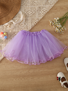 <span class=keywords><strong>Gonna</strong></span> in <span class=keywords><strong>Tulle</strong></span> per <span class=keywords><strong>Bambina</strong></span> con Orlo Arricciato e Mezza <span class=keywords><strong>Gonna</strong></span> - Product Image 1