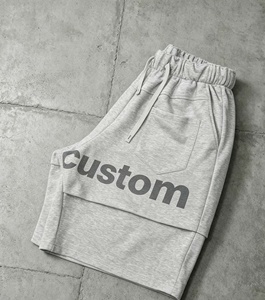 Shorts personnalisés pour hommes, shorts épais en molleton français, streetwear, shorts en coton imprimés et délavés - Product Image 1