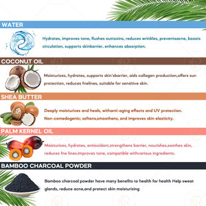 Savon Noir Africain Naturel Marque Privée, Savon Visage Éclaircissant à Base de Plantes pour les Taches Brunes et le Traitement de l'Acné - Product Image 2