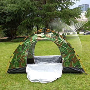 1. Pliage anti-moustiques <span class=keywords><strong>2</strong></span>. Camping camping individuel résistant à la pluie chaud extérieur personne seule tente de camouflage entièrement automatique - Product Image 4
