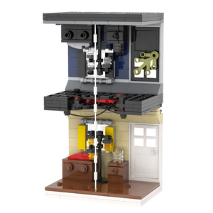 MOC1115 Casa <span class=keywords><strong>del</strong></span> <span class=keywords><strong>Mundo</strong></span> Volteado, 287 Piezas, Bloques de Construcción, Modelo de Escena Creativa, Ladrillos de Ensamblaje DIY, Juguetes para Niños - Product Image 4
