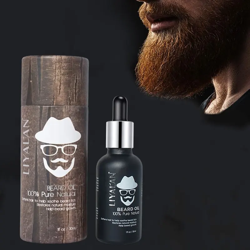 OEM Private Label naturale barba cura idratante barba organico olio di crescita per gli uomini
