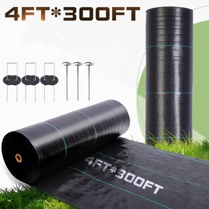 Telo Pacciamante per Giardino, Tessuto Anti-Erbacce per Paesaggistica, Tessuto Intrecciato per Copertura del Terreno e Controllo delle Erbacce - Product Image 2