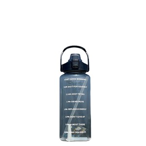 Grande 64 oz Tritan palestra Sport brocca d'acqua motivazionale un gallone bottiglia a prova di perdite per gli uomini e il padre per l'acqua bollente - Product Image 4