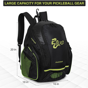 Bolsa Deportiva Personalizada para Pickleball con Compartimento para Zapatos, Mochila Personalizada para Llevar al Gimnasio, Bolsa de Tenis, Mochila con Soporte para Raquetas - Product Image 2