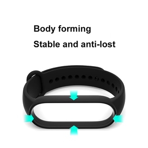 Correa de Muñeca de Silicona para <span class=keywords><strong>Amazfit</strong></span> <span class=keywords><strong>Band</strong></span> 5, Brazalete para Xiao <span class=keywords><strong>Mi</strong></span> <span class=keywords><strong>Band</strong></span> 5 6, Accesorios, Venta al Por Mayor de Fábrica - Product Image 6