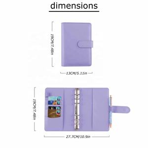 Sistema de Planificación de Ahorro de Dinero de Bolsillo A6, 6 Anillas, Sobres para Efectivo, 11 Colores, Agenda Espiral de Negocios, Listo para Usar - Product Image 3