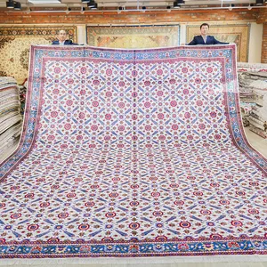 14x20ft азербайджанские высококачественные турецкие ковры и коврики в США дисплей ручной работы шелковый ковер