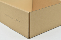 Großhandel individuell bedruckte Kraft Maling Papier Pappkartons Faltbare Geschenk verpackung Kraft Versand Mailer Box
