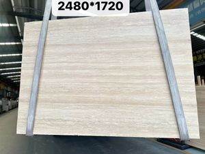 Lastra di Travertino Beige Turco Naturale per Decorazioni d'Interni di Lusso - Product Image 5
