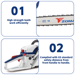 EU Gasoline Easy Start Tootless Chainsaw for Firewood, Yard Use, Farm, Logging, Felling Trees - Product Image 2