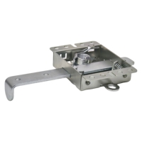 Serrure latérale de porte de garage Serrure de sécurité à pêne coulissant en acier robuste pour portes sectionnelles enroulables