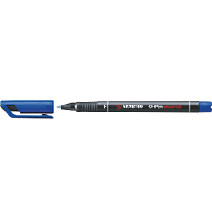 Marcador Permanente Universal OHPEN Azul (F) Punta de 10 mm Material PET Italia - Product Image 1