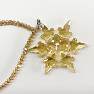 Ornement d'étoile pour sapin de Noël, flocon de neige en cristal - Product Image 3