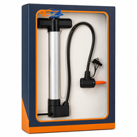 Pompe à air en aluminium pour vélo, 120 psi avec manomètre, pour gonflage de vélo, voiture, moto, ballon, OEM personnalisé