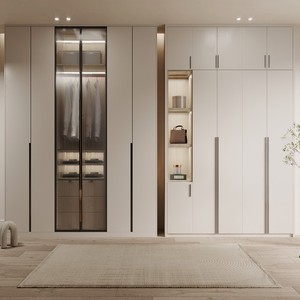 Armoire en bois prête <span class=keywords><strong>à</strong></span> assembler, meubles <span class=keywords><strong>de</strong></span> <span class=keywords><strong>chambre</strong></span> <span class=keywords><strong>à</strong></span> <span class=keywords><strong>coucher</strong></span> avec plusieurs compartiments, tringles <span class=keywords><strong>à</strong></span> vêtements et tiroirs pour petit espace - Product Image 3