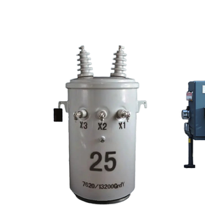 三相75kva/100kva/125 Kvaトロイダル銅ポールマウント変圧器13.8kV/<span class=keywords><strong>34.5kV</strong></span> 380V/480Vパワー変圧器 - Product Image 4