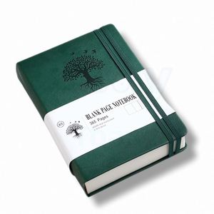 Perfect Binding Customized logo A5 B6 PU Leather Hard Cover Journal Notebook to Do List Password Book - Product Image 5