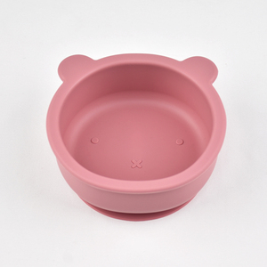 Heat Proof Strong Suction Baby Tableware Anti Spill Shallow Wide Base For Infant Weaning - Product Image 1