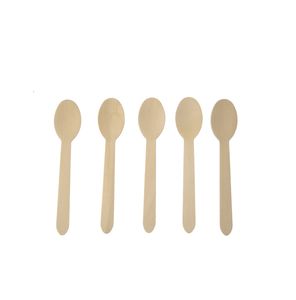 Cuchara de Madera Desechable de 160 mm, Biodegradable y Ecológica, para Catering, Comida para Llevar, Proveedor al por Mayor - Product Image 1