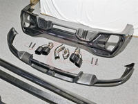 Harga Pabrik Carbon Fiber Front Lip Side Skirt Rear Diffuser Rear Spoiler Wing Mirror Grill untuk BMW X6 G06