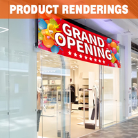 Bannière publicitaire personnalisable avec photo, logo, texte, conception gratuite, impression HD, polyester, planification d'événements, promotion, affichage