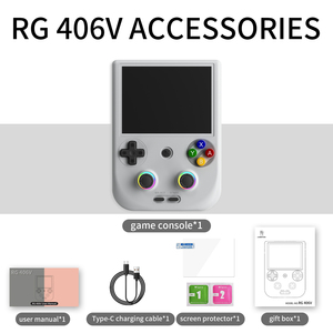 เครื่องเล่นเกม 2026 RG-406V หน้าจอ IPS 4 นิ้ว ระบบ Android 13 ของขวัญคริสต์มาสสำหรับเด็ก - Product Image 3
