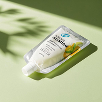Sachets personnalisés imprimés résistants à l'humidité pour échantillons de savon liquide, shampoing, cosmétiques, crème, lotion, nettoyant facial avec embout de remplissage