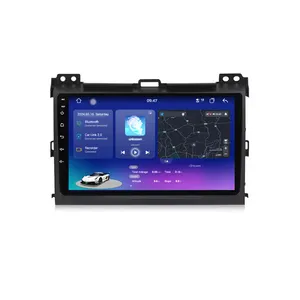 适用于丰田普拉多120 2004-2009 9英寸的2.7GHz 8核QLED屏幕汽车Dvd播放器视频车载显示器