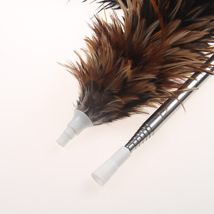 Plumeau à plumes de poulet extensible 60-280 cm, outil de dépoussiérage pour voiture, tête ronde, nettoyage statique pour la maison et les véhicules - Product Image 4