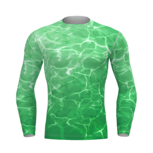 High Quality <b>Custom</b> Rash guard for Men Gym and Workout Training <b>Custom</b> Sublimation Men Rash Guards Premium <b>Compression</b> fitness - Product Image 5