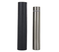 Meilleures ventes, directement de l'usine, mini gourde isotherme en acier inoxydable 18/8 de 230 ml, écologique, avec poignée, logo personnalisé, maintien thermique 12-24h