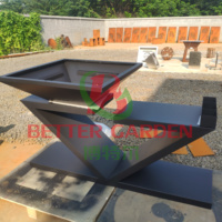 BBQ Design populaire brasero Table extérieure foyer Corten Bar Grill grilles de barbecue en plein air pour la famille