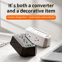 Prise murale multifonction six-en-un avec convertisseur USB, nouvelle norme américaine, personnalisée par le fabricant