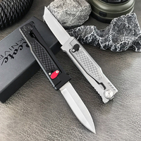 Nouveau couteau de poche multifonctionnel de camping en plein air RE T6 avec manche en aluminium et lame en acier D2, outil de chasse DIY OEM
