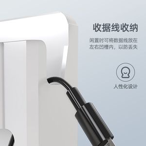 Soporte de pared para teléfono móvil con panel de carga USB de 10A, plástico ABS, multipuerto, soporte de escritorio para ver videos con manos libres - Product Image 3