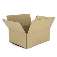 Cajas de Envío Corrugadas Marrones Reciclables con Logotipo Personalizado, Material de Embalaje de Cartón Resistente para Calcetines