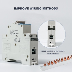 Nhà Máy Giá 1 cực 10 16 20 25 32 40 50 63 amps Din Rail grey màu AC DC điện thu nhỏ ngắt mạch CE giấy chứng nhận - Product Image 3