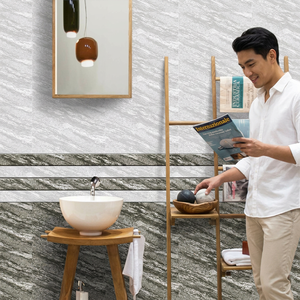 กระเบื้องบุผนังเซรามิกเคลือบเงาลายหินอ่อนดิจิตอล ขนาด 12x18 นิ้ว (300x450 มม.) ยี่ห้อ Vistaar สำหรับตกแต่งภายใน - Product Image 5
