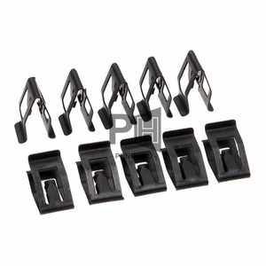 แผงควบคุมด้านหน้ารถยนต์อเนกประสงค์,ตัวยึดหมุดโลหะสีดำสำหรับตกแต่งรถยนต์แผงหน้าปัดรถยนต์คลิปยึดเหล็กสปริงตัว U คลิป<span class=keywords><strong>น็อต</strong></span> - Product Image 4