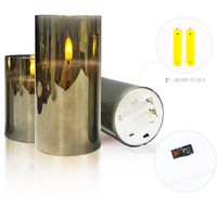 Bougies LED cylindriques lumineuses avec télécommande, en carton, pour décoration intérieure, certifiées BSCI, 300 pièces
