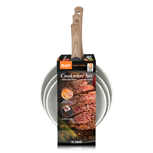 Juego de Sartenes de Aluminio RAF, 20CM 24CM 28CM, Antiadherentes, para Cocina, Uso Diario - Product Image 1