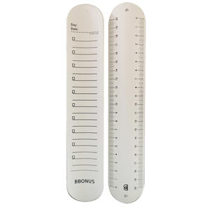 Bracelet de poignet en silicone pour liste de tâches, avec cases à cocher pré-imprimées, rappel étanche avec règle - Product Image 1