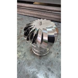 Campana de Chimenea Giratoria Impulsada por el Viento, Acero Inoxidable 304, Certificación KIWA, Independiente, Hecha en Italia, para Extracción de Gases de Combustión - Product Image 3