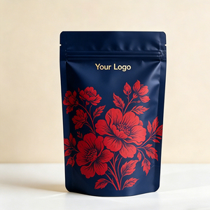 Bolsa con Cierre Personalizada de Sheng Kang Packaging, Bolsa con Cierre Hermético de Grado Alimenticio, Impresión en Huecograbado, Diseño Floral Rojo - Product Image 5